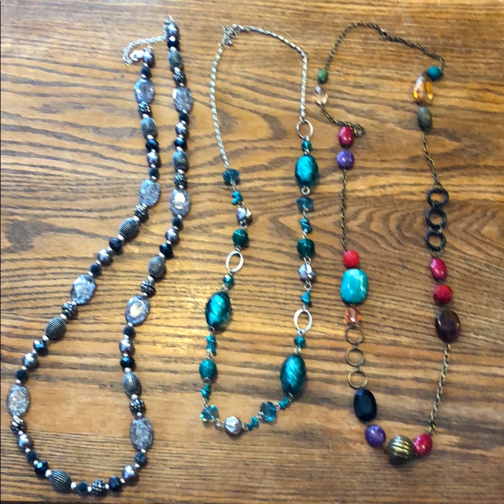 Long necklaces